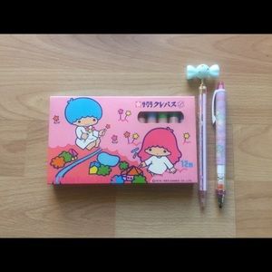 Sanrio Other - Little Twin Stars Crayons & Mechanical Pencils Lot Sanrio Other - Little Twin Stars Crayons & Mechanical Pencils Lot